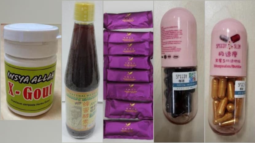 'Potent' medicinal ingredients, banned substance found in five health products 'Potent' medicinal ingredients, banned substance found in five health products