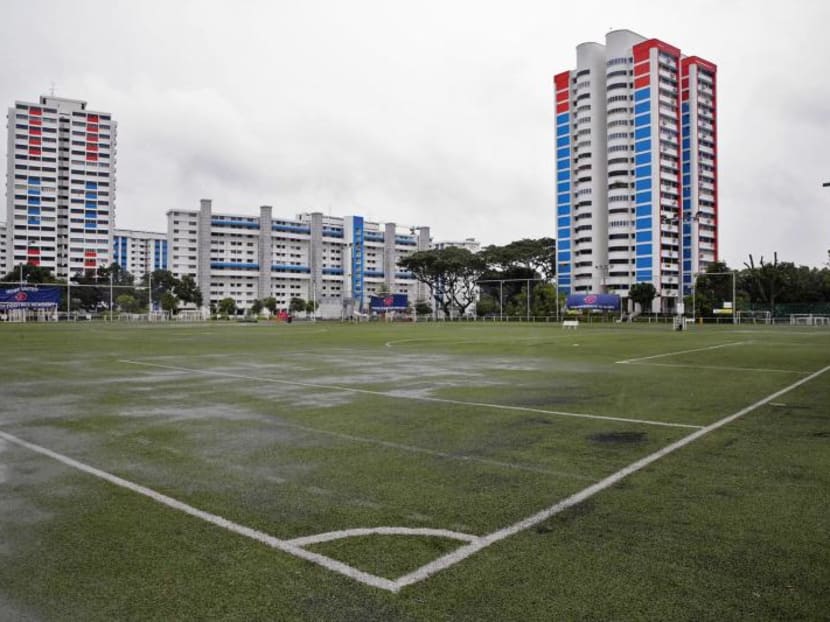 Home United Football Club is still paying the same amount of rent to the Singapore Land Authority despite new restrictions on its usegae of its Mattar Road training facility. Photo: Wee Teck Hian