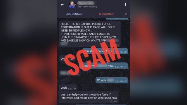骗子冒充前警察总监通过Telegram行骗 警方吁公众提高警惕
