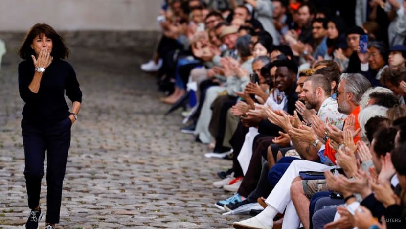 Hermes trots out seahorses and shimmery windbreakers at Paris Fashion Week Hermes trots out seahorses and shimmery windbreakers at Paris Fashion Week