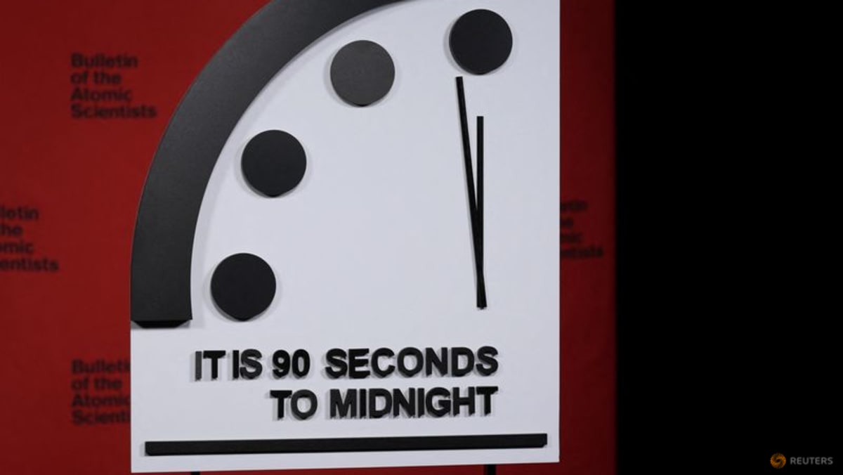 ‘Doomsday Clock’ moves to 90 seconds to midnight as nuclear threat rises