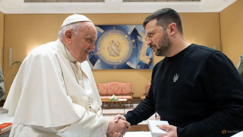 Zelenskyy asks pope to back Kyiv peace plan, help return children Zelenskyy asks pope to back Kyiv peace plan, help return children