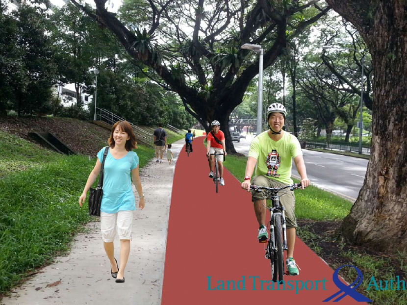 Work starts on cycling path network in Ang Mo Kio