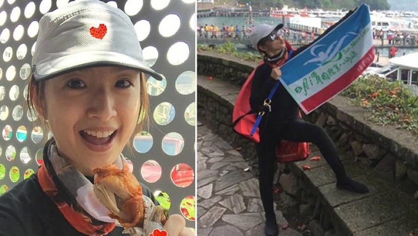 Ariel Lin takes part in annual swimming event