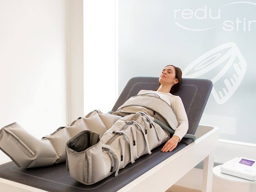 The low-frequency bio-magnetic field created by ReduStim aims to stimulate the breakdown of fat cells. Photo: Kevin Chua Medical and Aesthetics