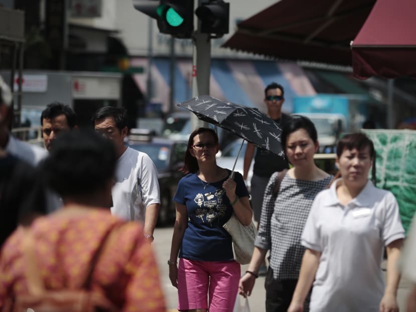 Temperatures could reach 36°C in the second half of March, the NEA has said on March 15, 2016. Photo: Jason Quah