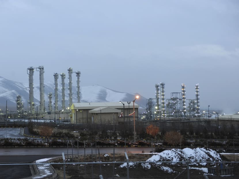 In this Jan 2011 file photo, Iran's heavy water nuclear facility is backdropped by mountains near the central city of Arak, Iran. Photo: AP