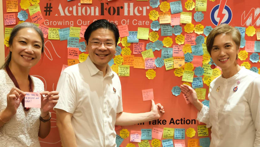 Progress made in women’s development but more can be done to tackle gender gaps: Lawrence Wong Progress made in women’s development but more can be done to tackle gender gaps: Lawrence Wong