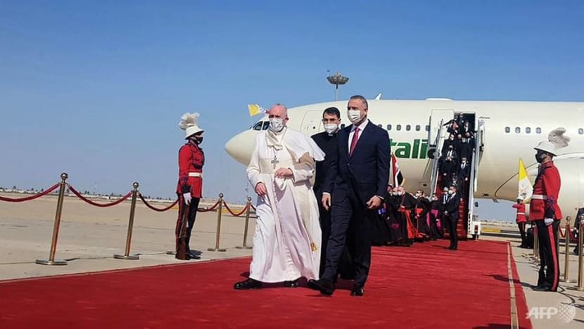 Pope Francis arrives in Baghdad for risky, historic Iraq tour Pope Francis arrives in Baghdad for risky, historic Iraq tour