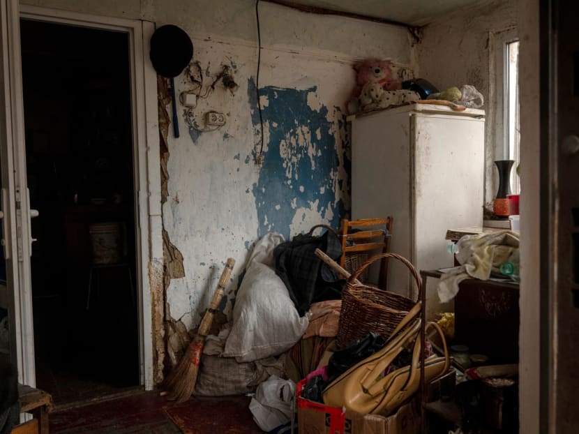 <p>The front room of Ms Valentyna Cherednichenko's home in Berestianka, Ukraine, on May 22, 2022. Russian soldiers shot her the son-in-law in this room, and then took her daughter.&nbsp;</p>

<p>&nbsp;</p>
