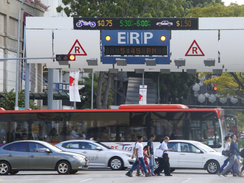 The rates at ERP gantries along expressways and arterial roads will be cut by up to S$2, with the majority becoming free of charge.