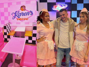 Karen’s Diner is a 1960s-style American restaurant that has gone viral on TikTok for its deliberately nasty service.