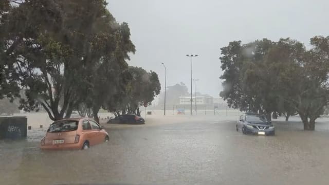 新西兰奥克兰下起历来最大暴雨 水灾造成三死一失踪
