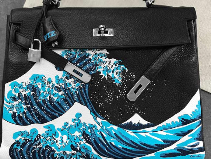 Artist Inkten Customizes an Hermes Birkin Bag - Straatosphere