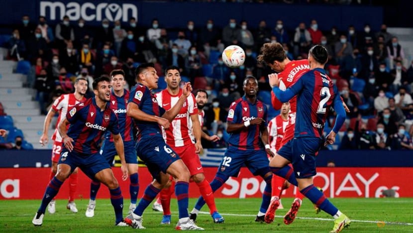 Atletico held by lowly Levante after conceding late penalty Atletico held by lowly Levante after conceding late penalty