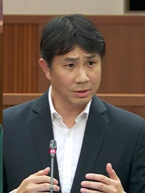 Associate Professor Lim speaking in Parliament on Nov 8, 2022.