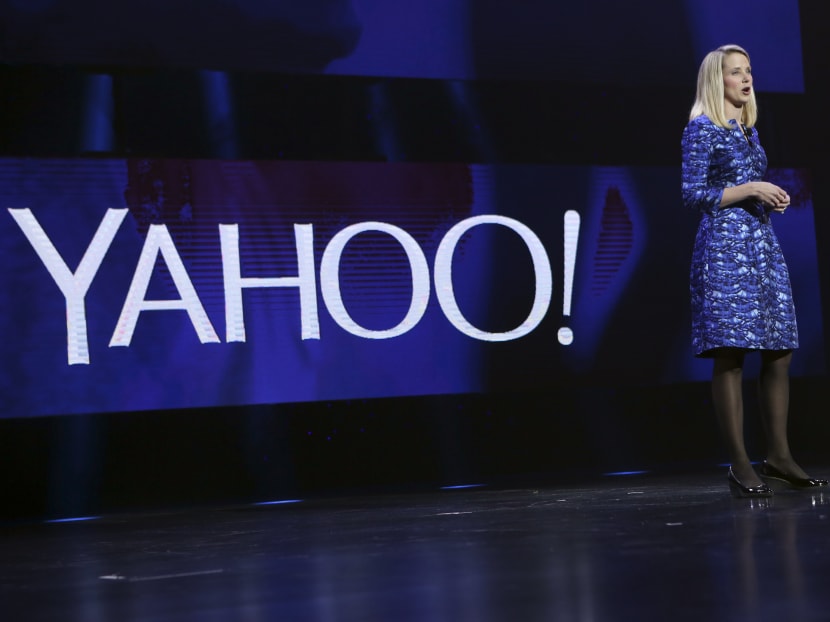 Yahoo CEO Marissa Mayer delivers her keynote address at the annual Consumer Electronics Show in Las Vegas, Nevada in this file photo taken on January 7, 2014. Photo: Reuters