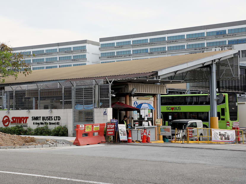 The incident took place at the Ang Mo Kio depot of SMRT Automotive Services on the morning of June 6.