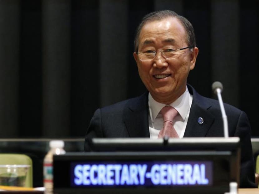 United Nations Secretary General Ban Ki-moon attends the 69th General Assembly. Photo: Reuters