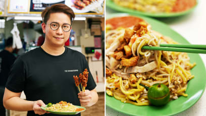 Pandemic Inspires Millennial Manager To Open Hokkien Mee, Satay Stall As Side Gig