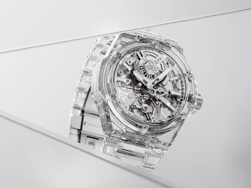 Hublot’s new all-sapphire Big Bang watch hides absolutely nothing Hublot’s new all-sapphire Big Bang watch hides absolutely nothing