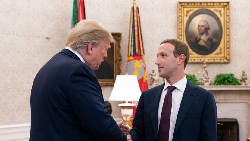 Commentary: Is Facebook cosying up to US President Donald Trump? Commentary: Is Facebook cosying up to US President Donald Trump?