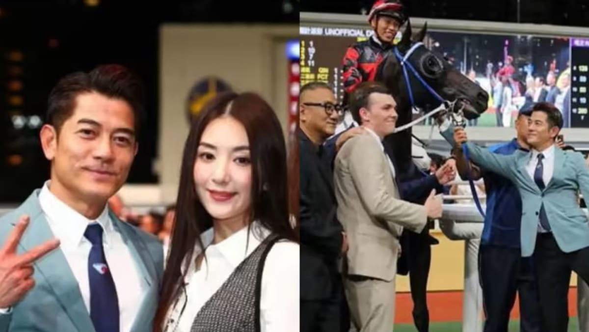 Aaron Kwok pockets S$182,000 after his prized horse scores another win at the racecourse