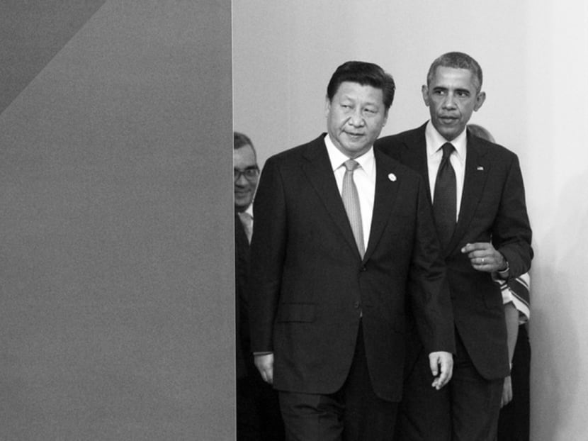 US President Obama’s (right) ‘pivot’ to Asia, which was unveiled in 2011, was partly designed to restrain China. But Beijing’s ambitions have expanded, especially since Mr  Xi Jinping took power. Photo: Reuters
