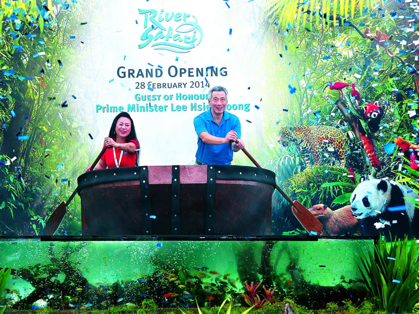 For continued growth, the tourism industry must reposition its branding and offerings, stressed Prime Minister Lee Hsien Loong at the opening of the River Safari. Today file photo