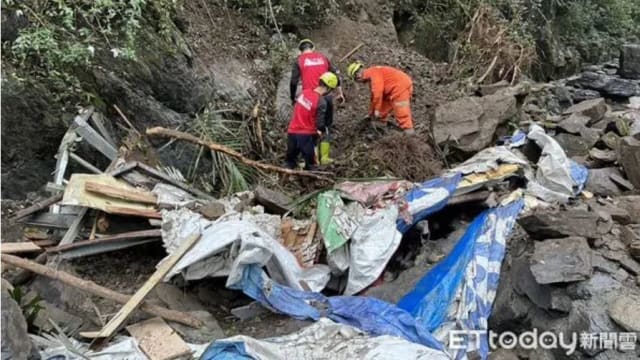 台湾泡汤秘境山壁崩塌 男子惨遭活埋罹难