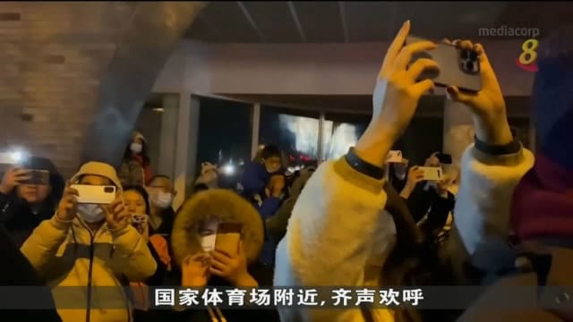 北京冬奥开幕礼未公开售票 民众场外共襄盛举