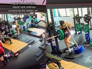 A woman who was it by gym equipment is imploring fellow gym-goers to be more mindful and watch out for each other so that such accidents can be prevented.