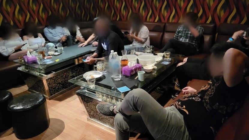 97 people investigated after raid on unlicensed 'KTV-concept' venue at Syed Alwi Road