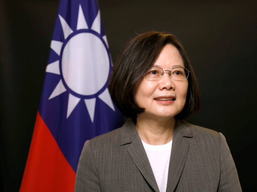 President Tsai Ing-wen poses for photographs during an interview with Reuters at the Presidential Office in Taipei, Taiwan April 27, 2017. Photo: Reuters