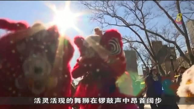 舞龙舞狮鞭炮灯笼 全球各地庆祝华人新年 