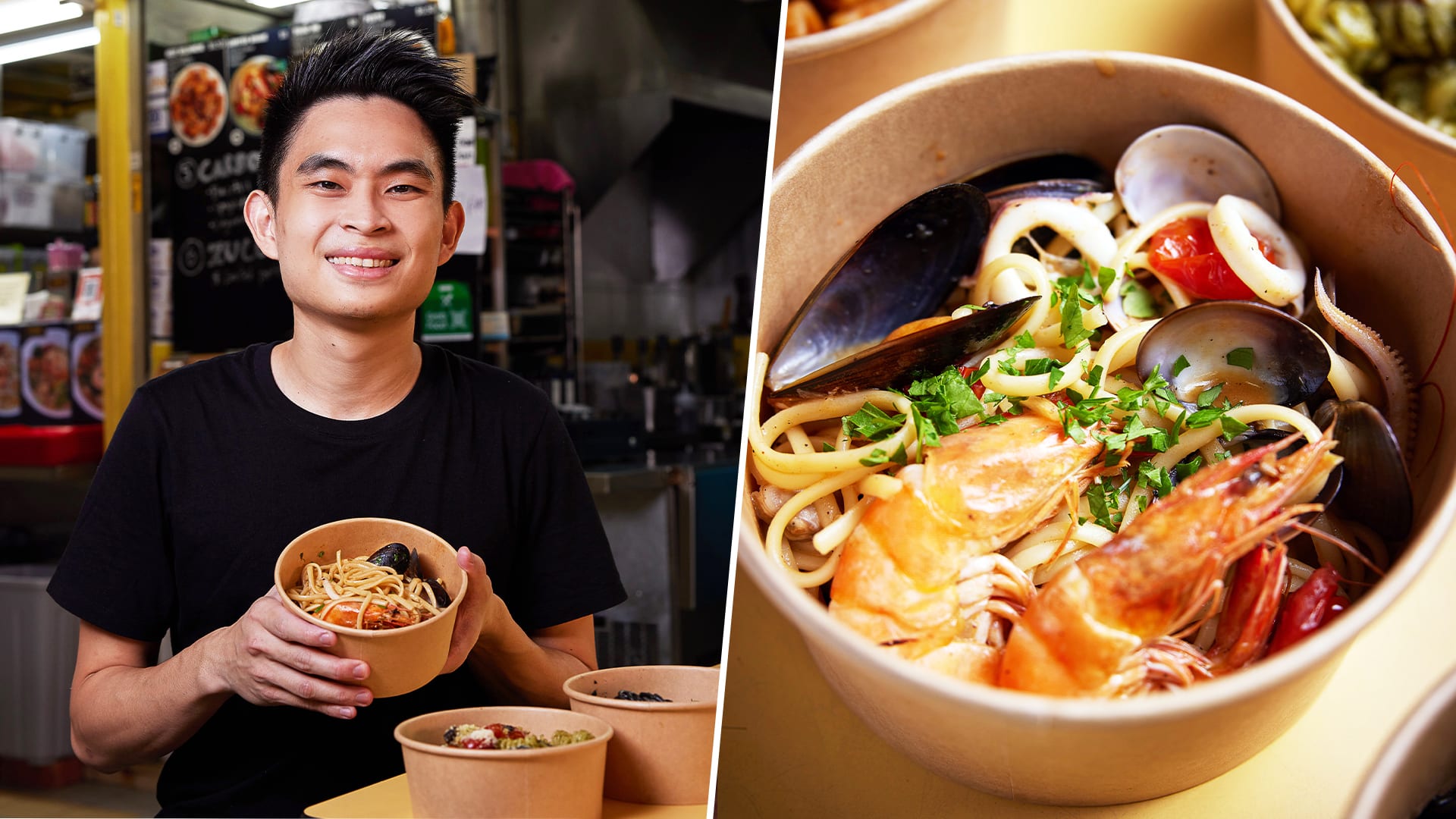 Good-Value Lobster Bisque, Bolognese Pasta By Olivia Restaurant Chef Turned Hawker At Chinatown Complex Good-Value Lobster Bisque, Bolognese Pasta By Olivia Restaurant Chef Turned Hawker At Chinatown Complex
