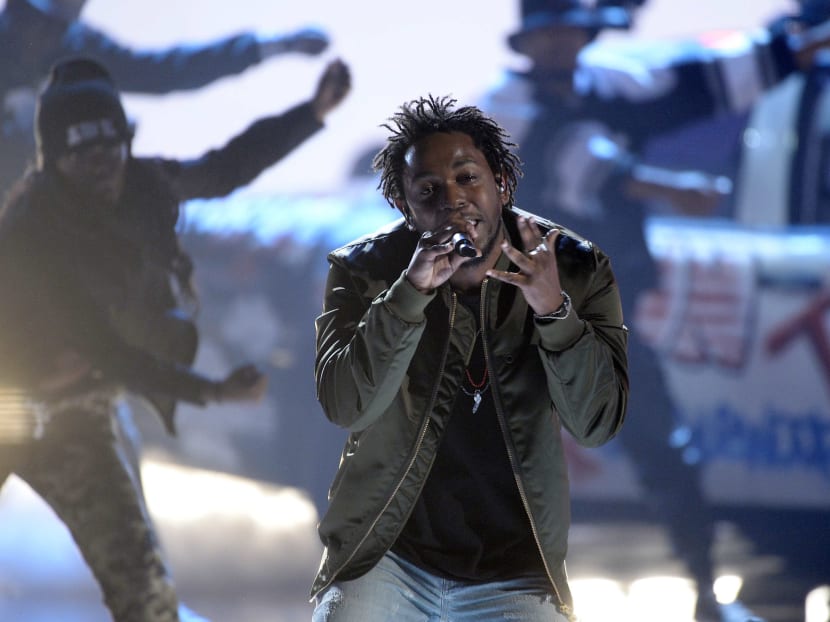 Rapper Kendrick Lamar heads into Monday's Grammy awards with a leading 11 nominations and the chance to make history if he wins album and song of the year, categories that have traditionally shunned hip hop artists. Photo: Reuters