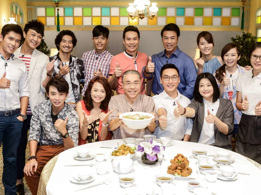 The ensemble cast of Channel 8 drama Life -- Fear Not. Photo: Jason Ho