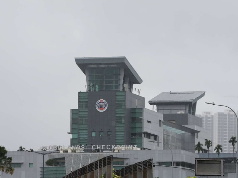 A view of the Woodlands Checkpoint. A view of the Woodlands Checkpoint.