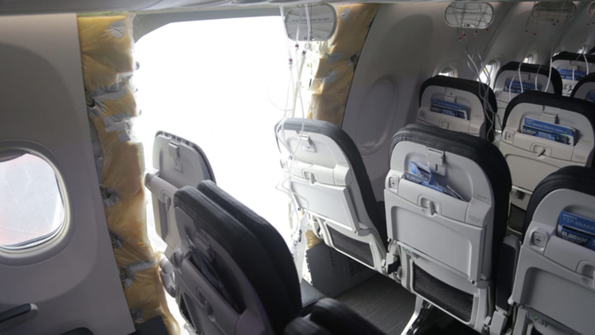 Boeing 737 MAX 9 aircraft grounded in US over mid flight fuselage