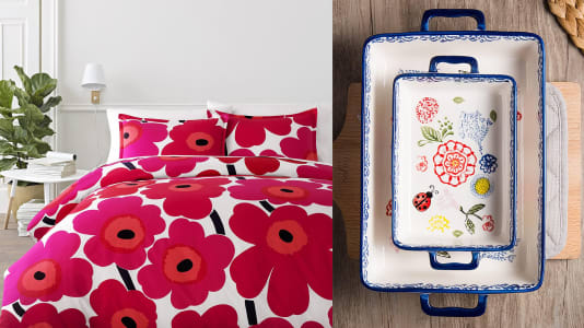 Floral-Themed Home & Kitchen Wares From $16 To Liven Up Your Space - Including Bedding, Wall Art, Vases 