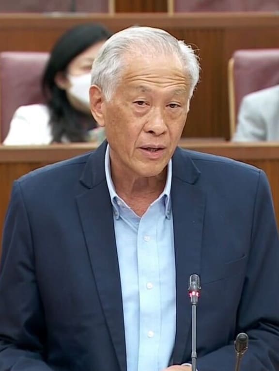 Defence Minister Ng Eng Hen in Parliament on Aug 2, 2022.