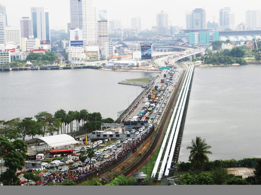 Gallery: Causeway traffic crawls as Hari Raya weekend starts