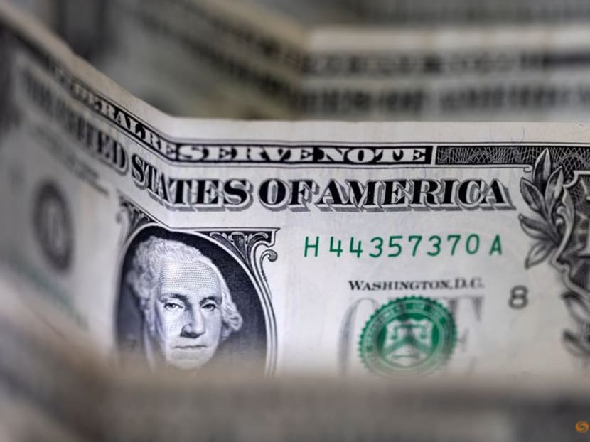 U.S. dollar banknotes are displayed in this illustration taken, February 14, 2022. REUTERS/Dado Ruvic/Illustration/File Photo U.S. dollar banknotes are displayed in this illustration taken, February 14, 2022. REUTERS/Dado Ruvic/Illustration/File Photo