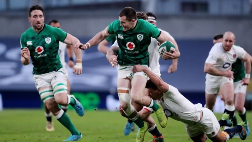 Rugby-Ireland find their form with 32-18 England thrashing Rugby-Ireland find their form with 32-18 England thrashing
