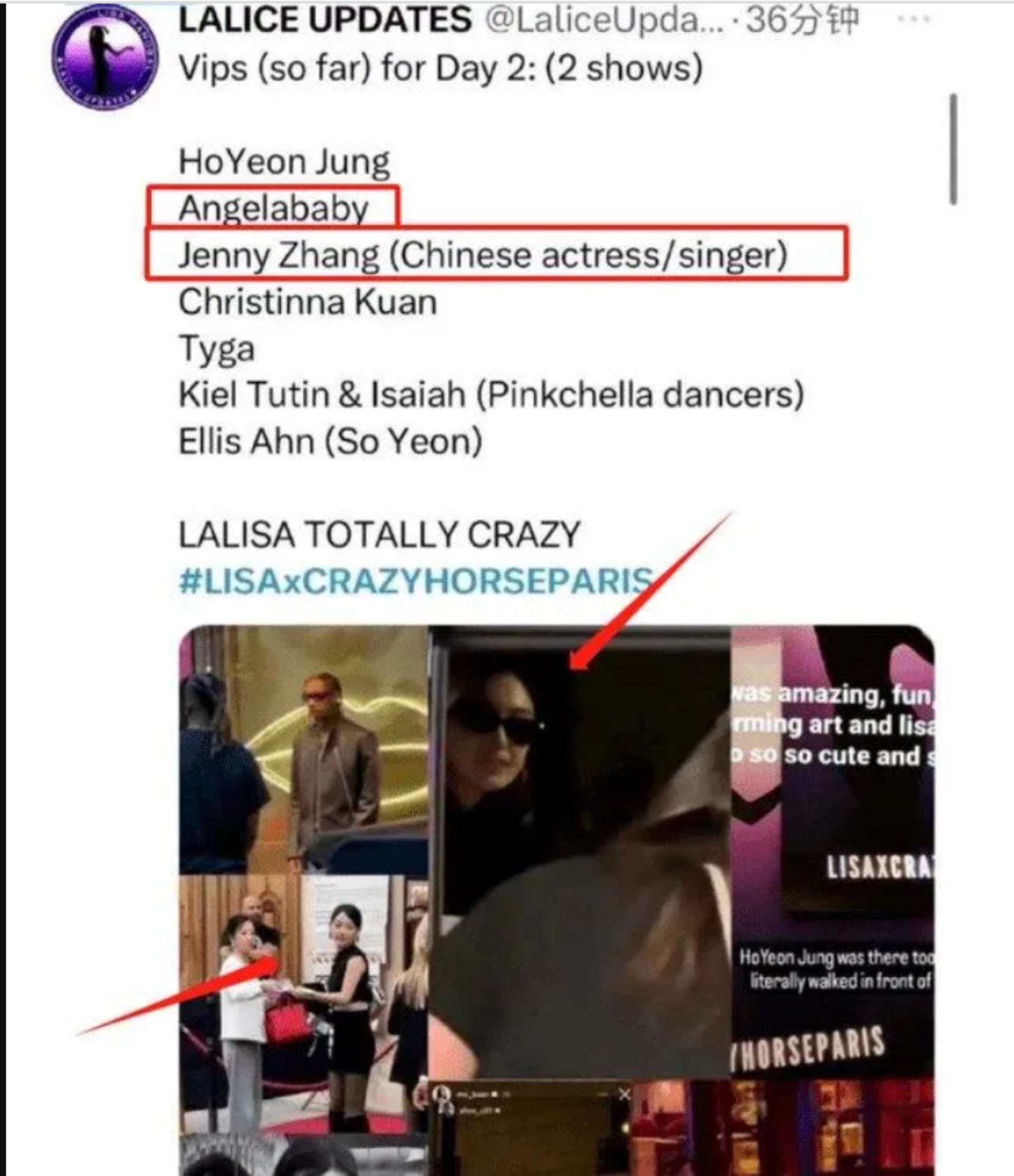 Crazy Horse Paris Jumps In To Defend Angelababy After She Gets