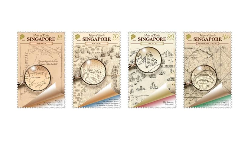 New stamps featuring maps of early Singapore to be released