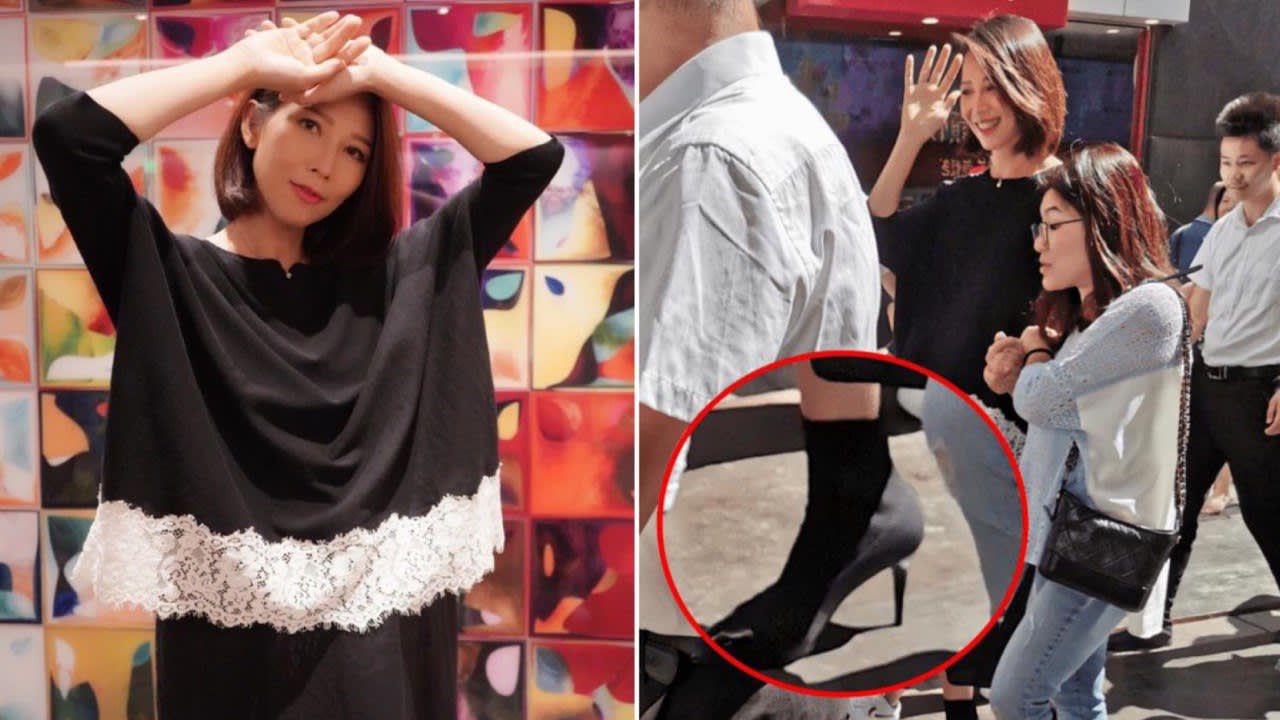 Ada Choi Will Not Let Her Pregnancy Stop Her From Wearing High Heels