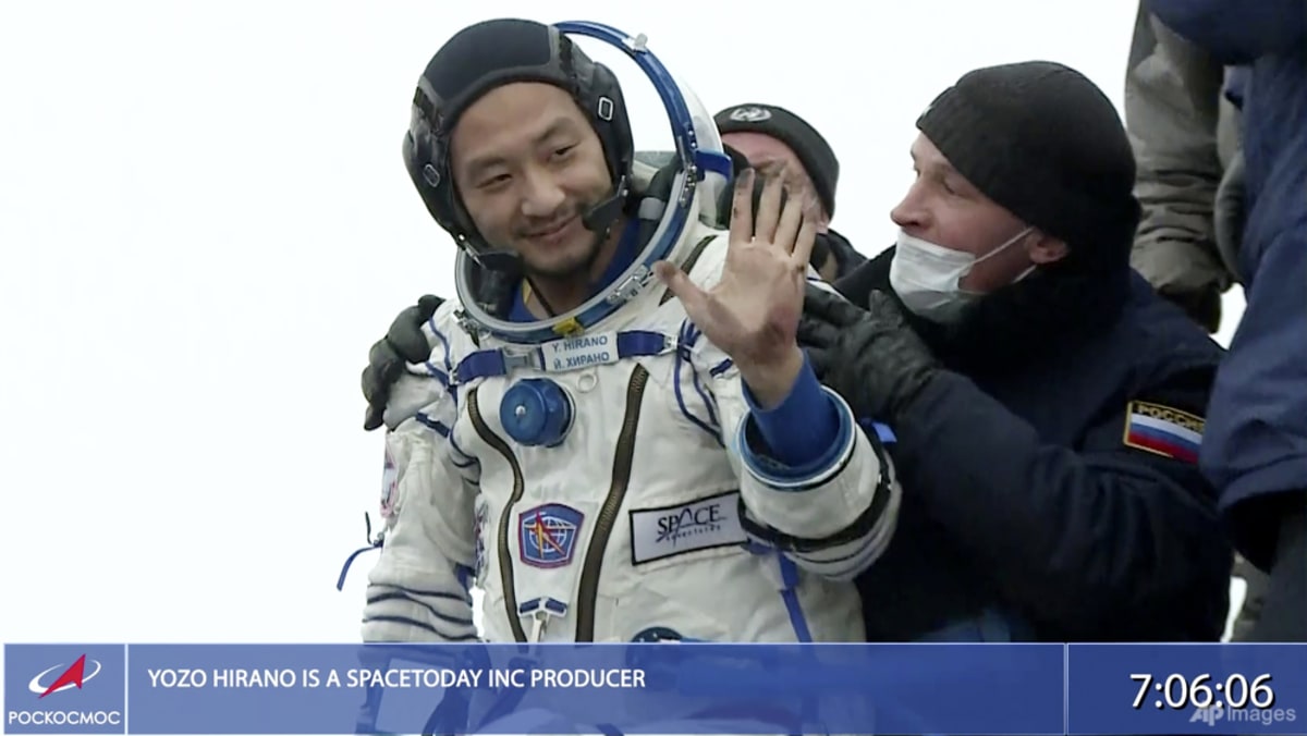 Turis luar angkasa Jepang kembali ke Bumi setelah 12 hari di ISS
