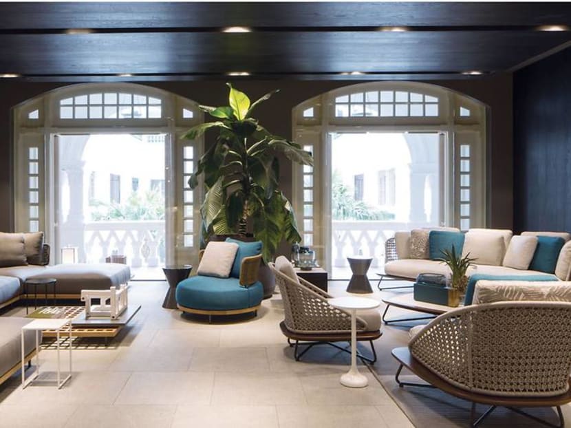 The Italian furniture store you should visit at the Raffles Hotel Singapore Arcade The Italian furniture store you should visit at the Raffles Hotel Singapore Arcade